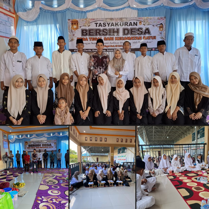 TASYAKURAN BERSIH DESA TEGAL SARI KECAMATAN SATUI